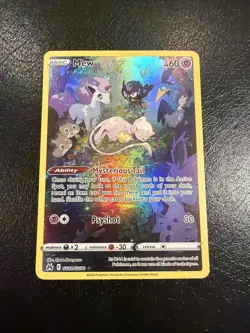 2023 Pokemon Sword & Shield Crown Zenith Mew Galarian Gallery #GG10/GG70 - Image 2