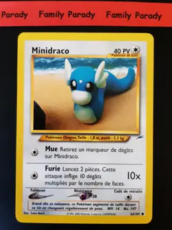 Minidraco 40pv 63/105 Carte Pokemon Wizards Neo Destiny Ed Francaise Occ 280 - Image 1