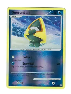 Pokemon TCG Snorunt Mysterious Treasures 100/123 Reverse Holo Common UNPLAYED - Image 1