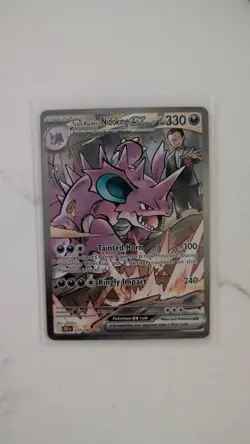 Pokemon TCG Team Rocket’s Nidoking EX 233/182 Destined Rivals SIR NM/M - Image 1