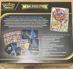 POKEMON CENTER.. TCG Mega Evolution ETB.. Lucario Edition NEW! Read DESCRIPTION - Image 2