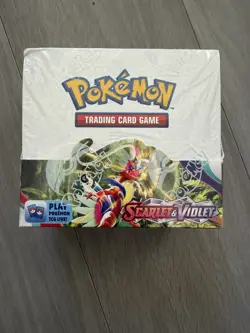 Pokemon Scarlet and Violet Base Set Booster Box 36 packs, New and Sealed, - Image 1