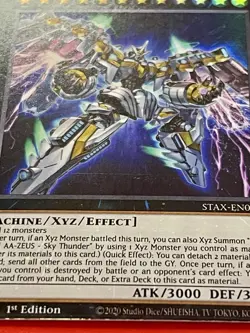 Divine Arsenal AA-Zeus - Sky Thunder | STAX-EN044 | MISPRINT | UR | YuGiOh! - Image 2