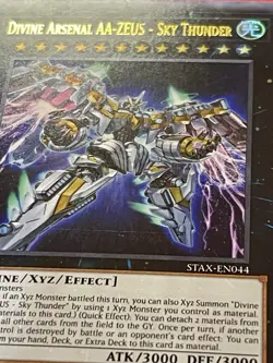 Divine Arsenal AA-Zeus - Sky Thunder | STAX-EN044 | MISPRINT | UR | YuGiOh! - Image 3