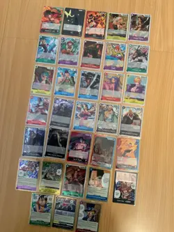 cartes ONE PIECE lot de 33 cartes OP13 ( R, L, Evenement) FR NM - Image 1