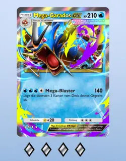 Mega Garados / Gyarados ex (GER) | Pokemon TCGP Pocket | DIGITAL CARD ♦♦♦♦ - Image 1