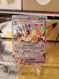 Flareon Ex Pokemon Prize Pack Series 7 Promo Pokemon Card NM/LP Stamp - Image 1