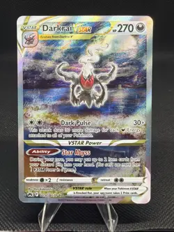 Darkrai VSTAR Crown Zenith: Galarian Gallery Ultra Rare Holo Card GG50/GG70 - Image 1