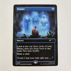 Ponder Secret Lair X Avatar The Last Airbender: A Lot To Learn MTG ATLA SLD - Image 1