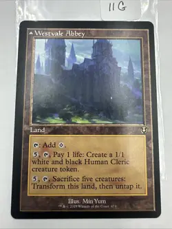 MTG Magic the Gathering Westvale Abbey (474/612) Innistrad Remastered LP - Image 2