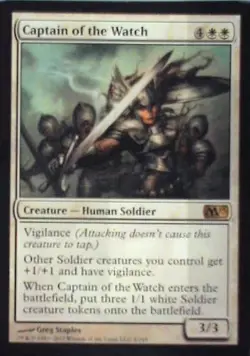Captain of the Watch - Magic 2013 (M13): #8, Magic: The Gathering Nm R236 - Image 1