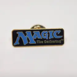 Vintage Magic The Gathering Logo Lapel Pin Badge MTG Taiwan TCG CCG 1.25" - Image 1
