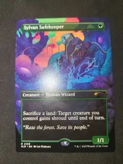MTG Sylvan Safekeeper Alien Auroras Secret Lair NM - Image 1