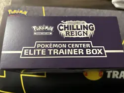 Pokemon Chilling Reign Pokemon Center EMPTY Elite Trainer Box (ETB) No Packs! - Image 2