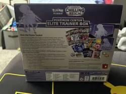 Pokemon Chilling Reign Pokemon Center EMPTY Elite Trainer Box (ETB) No Packs! - Image 5