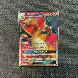 Charizard GX SM60 Pokemon TCG Sun & Moon Black Star Promo Ultra Rare LP/MP - Image 1