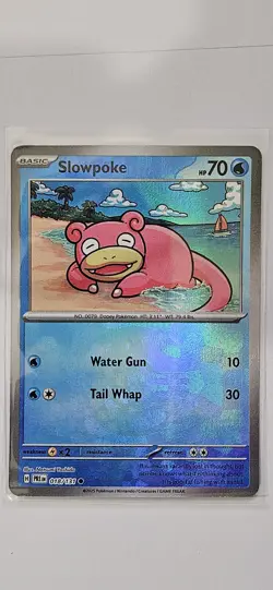 Pokemon TCG Slowpoke Master Ball Pattern 018/131 Sv: Prismatic Evolutions - Image 1