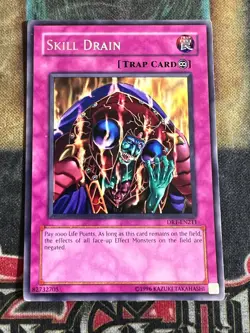 Yugioh Skill Drain DR1-EN211 Rare LP - Image 1
