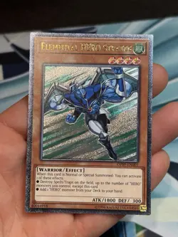 EURO Ultimate Rare Elemental Hero Stratos OP09 OTS Tournament Pack LIGHT PLAY - Image 2