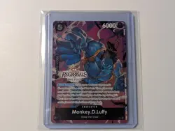 Monkey D Luffy OP07-091 2024 Offline Regionals Participant Promo One Piece LP - Image 4