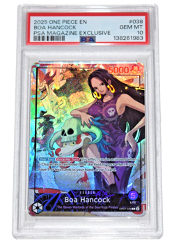 One Piece ~ BOA HANCOCK ~ PSA 10 ~ PSA Magazine Exclusive OP07-038 - Image 1