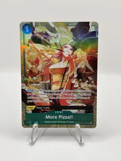 One Piece CCG Jewelry Bonney EVENT More Pizza!! OP07-037 - English - MINT - Image 1