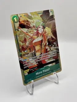 One Piece CCG Jewelry Bonney EVENT More Pizza!! OP07-037 - English - MINT - Image 2