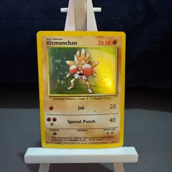 Pokemon Cards: Base Set Rare Holo: Hitmonchan 7/102 TCG 1999 WOTC Vintage - Image 1