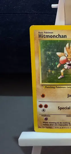 Pokemon Cards: Base Set Rare Holo: Hitmonchan 7/102 TCG 1999 WOTC Vintage - Image 2