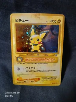 Pichu Holo No.172 Neo Genesis - Japanese Pokemon Card - 2000 (NM) - Image 1