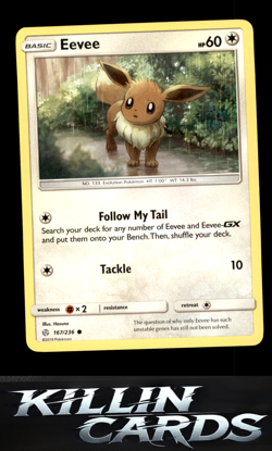 Eevee - 167/236 167/236 Pokemon Common SM - Cosmic Eclipse Card LP - Image 1