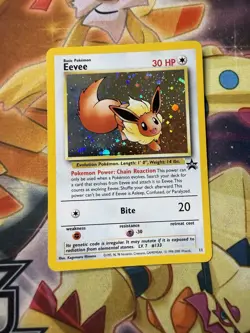 Eevee 11 Pokemon TCG Black Star Promo Holo NM / LP Vintage 2000 Card - Image 1