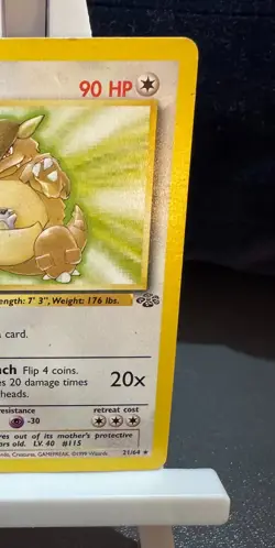 Pokemon Cards: Jungle Rare: Kangaskhan 21/64 TCG 1999 WOTC Vintage - Image 3