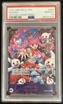 PSA 10 Perona OP06-093 SR Official Event Prize One Piece Card Game Japanese 2024 - Image 2