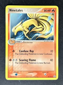 Ninetales 38/106 - Common (Ex Emerald 2005) Pokemon Card - MP - Image 1
