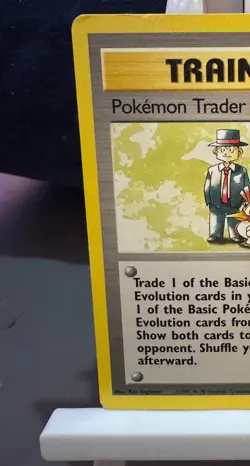 Pokemon Cards: Base Set Rare: Pokemon Trader 77/102 TCG 1999 WOTC Vintage - Image 2