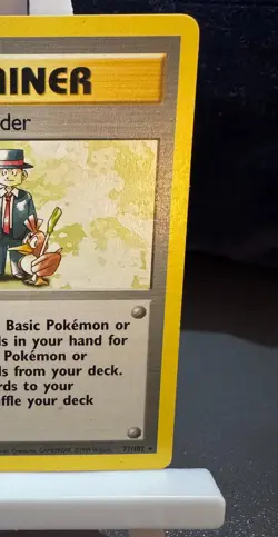 Pokemon Cards: Base Set Rare: Pokemon Trader 77/102 TCG 1999 WOTC Vintage - Image 3