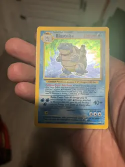 Pokemon TCG Blastoise Holo Card Base Set 2/102 Unlimited - Image 4