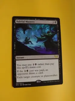 Baleful MAstery. rare SOrcery STX MTG Card. - Image 4
