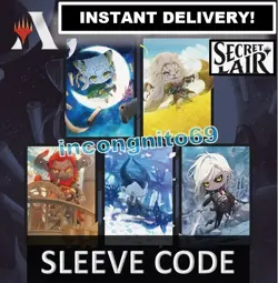 MAGIC MTG ARENA CODE CARD SECRET LAIR SLEEVES LI'L WALKERS LIL INSTANT DELIVERY - Image 1
