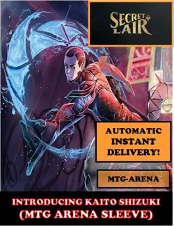 MTGA MTG ARENA CODE CARD INTRODUCING KAITO SHIZUKI SECRET LAIR SLEEVE - Image 4