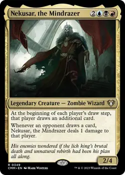 Nekusar, the Mindrazer - 0349 - Rare - Commander Masters CMM MTG - Image 1