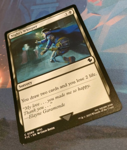 Night's Whisper - Final Fantasy Commander - Common - NM (see pics) MTG - Image 3