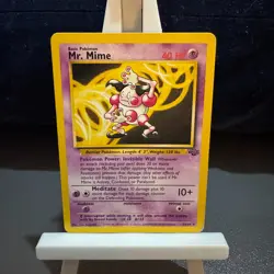 Pokemon Cards: Jungle Rare: Mr. Mime 22/64 TCG 1999 WOTC Vintage - Image 1