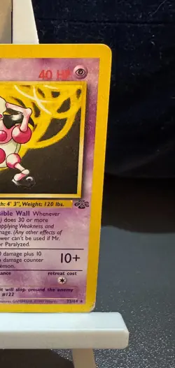 Pokemon Cards: Jungle Rare: Mr. Mime 22/64 TCG 1999 WOTC Vintage - Image 3