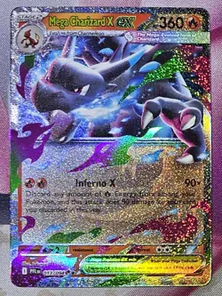 Pokemon TCG Mega Charizard X EX 013/094 Phantasmal Flames NM / Pack Fresh - Image 1