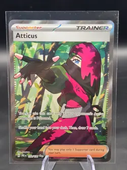 Pokemon TCG - Atticus 133/131 Full Art Rare - Prismatic Evolutions - NM - Image 1