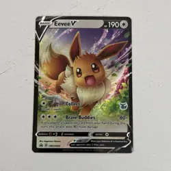 Eevee V SWSH065 - Pokemon TCG - Black Star Promo - Battle Academy Eevee Stamped - Image 1
