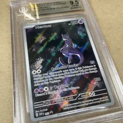2023 POKEMON SVP ENSV BLACK STAR PROMO 151 ULTRAPREM COLL 052 MEWTWO BGS G2U - Image 3