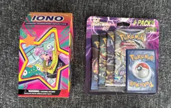 pokemon tcg lightning set 4 pack + Pokemon lono Premium Tournament Collection - Image 1